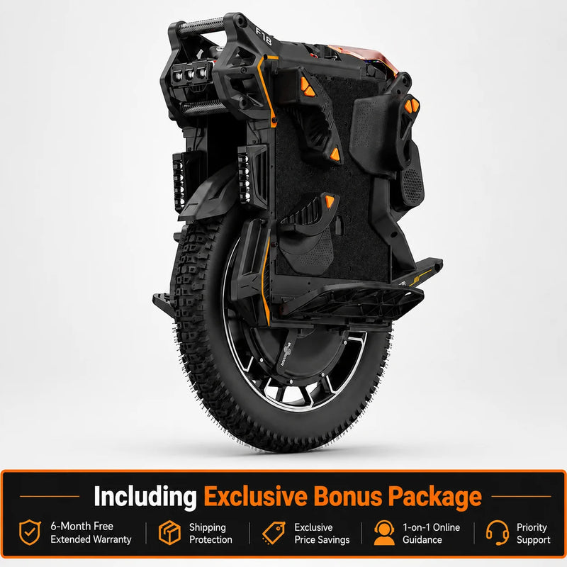 Kingsong F18 Elektroeinrad – 9000W Motor, 160KM Reichweite, Offroad-EUC
