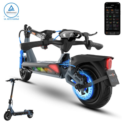 KingSong N12Pro/1000-W-Motor/80 km Reichweite/Langlebiger 858-Wh-Akku