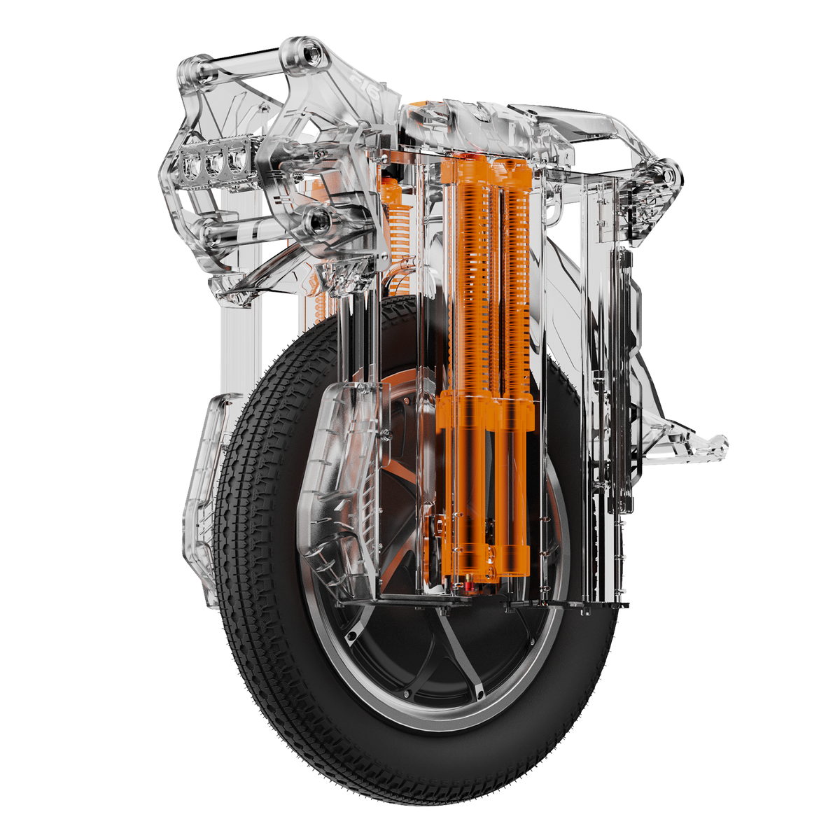 KingSong F16 four-point suspension product render