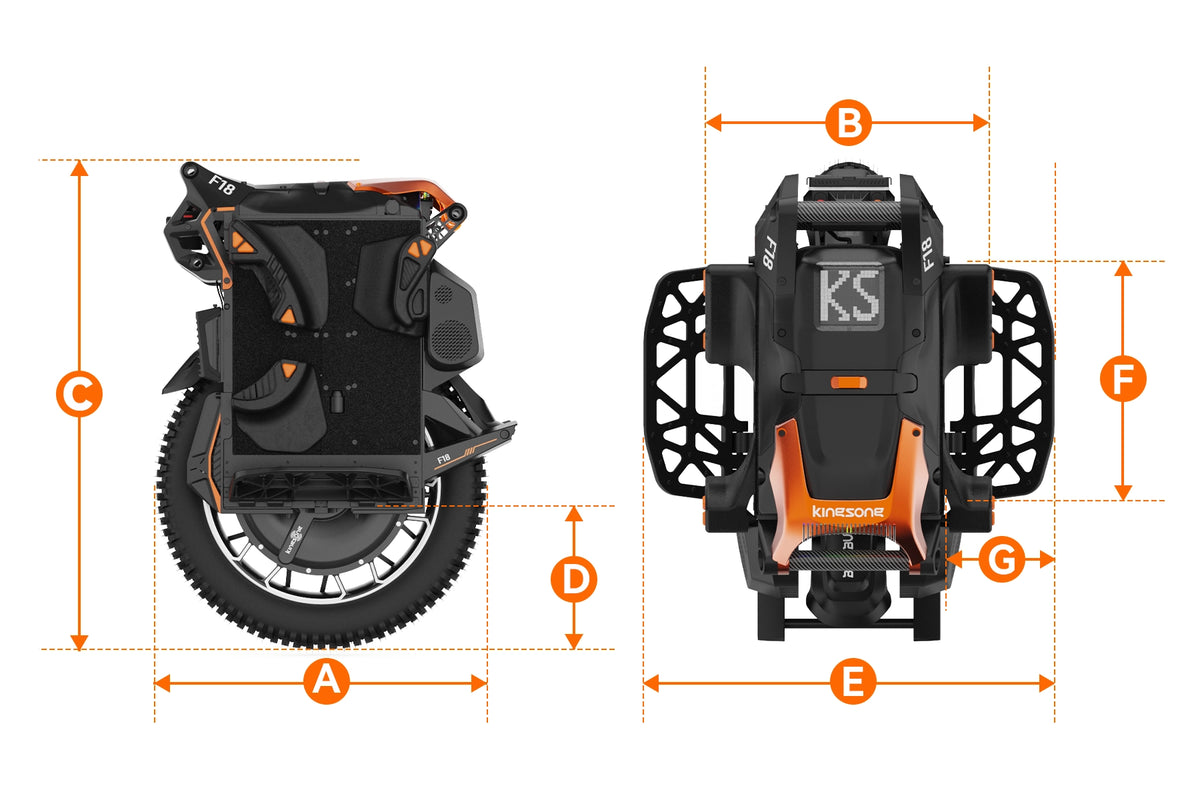 King Song F18 Elektro-Einrad – 9000W Motor, 160KM Reichweite, Offroad-EUC