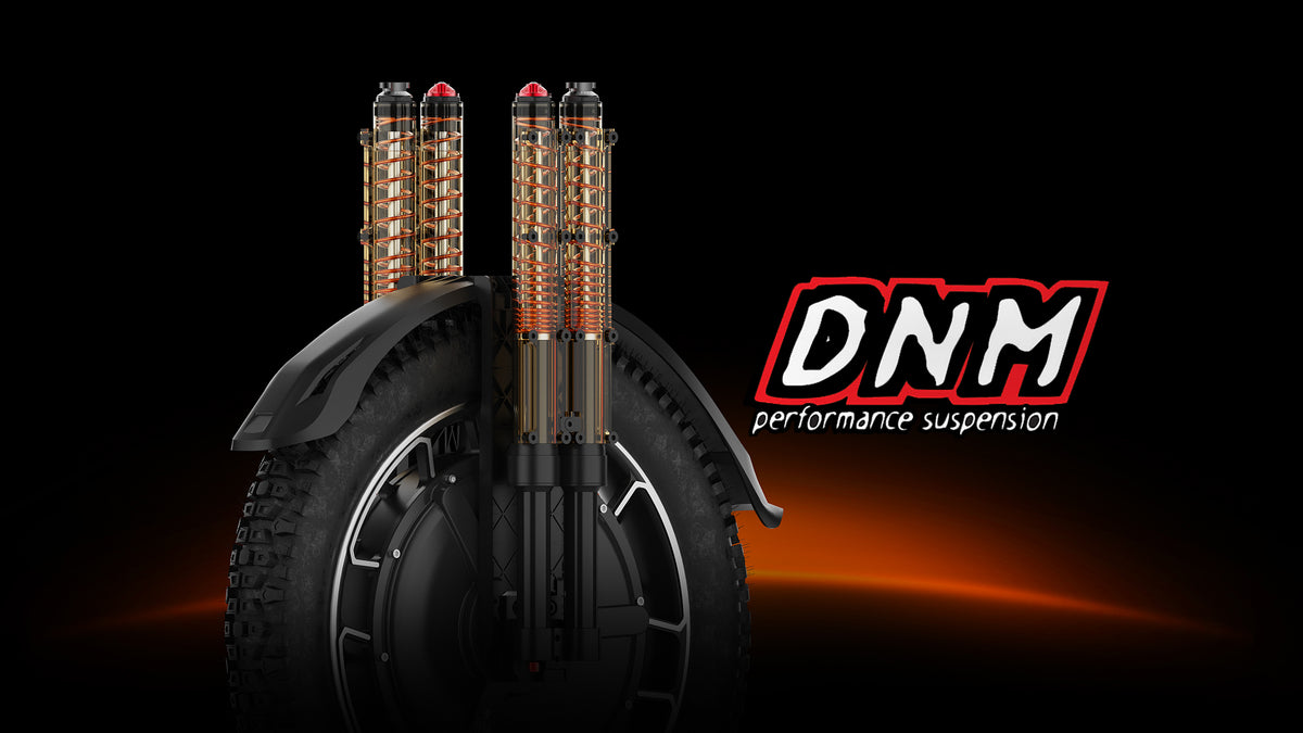 KingSong F18 four-point adjustable DNM suspension