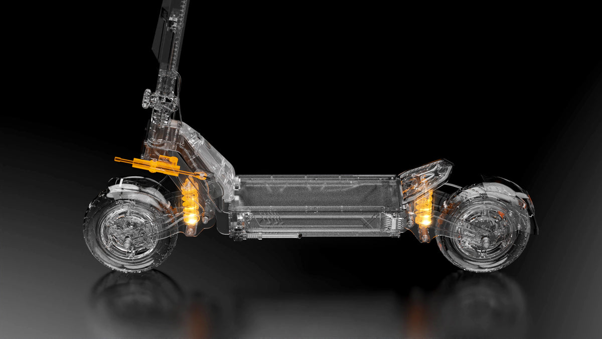 KingSong N16 hydraulic suspension and steering damper