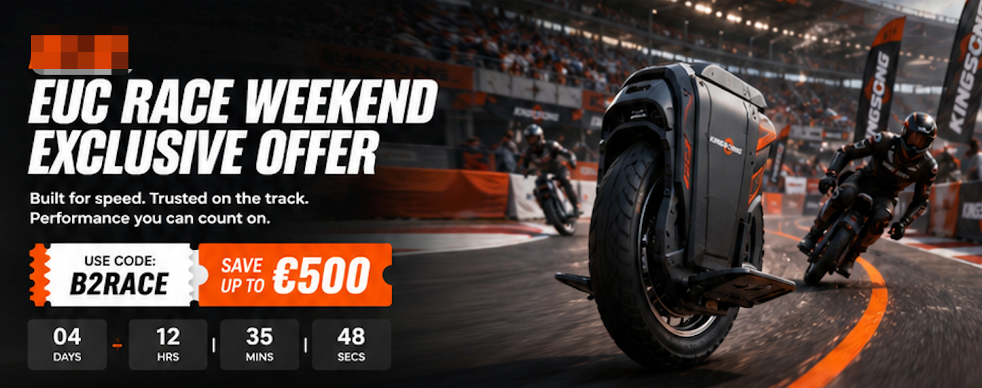 Exclusive Offer for Event Riders — Kingsong sale banner